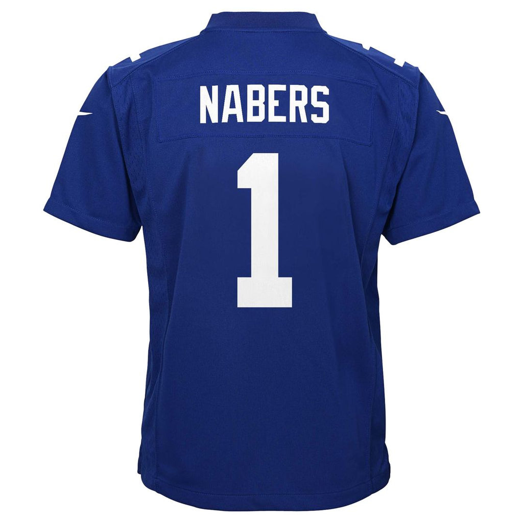 Youth Nike New York Giants Malik Nabers Royal Game NFL Jersey