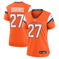 Women's Nike Denver Broncos J.K. Dobbins Orange Team Game NFL Jersey