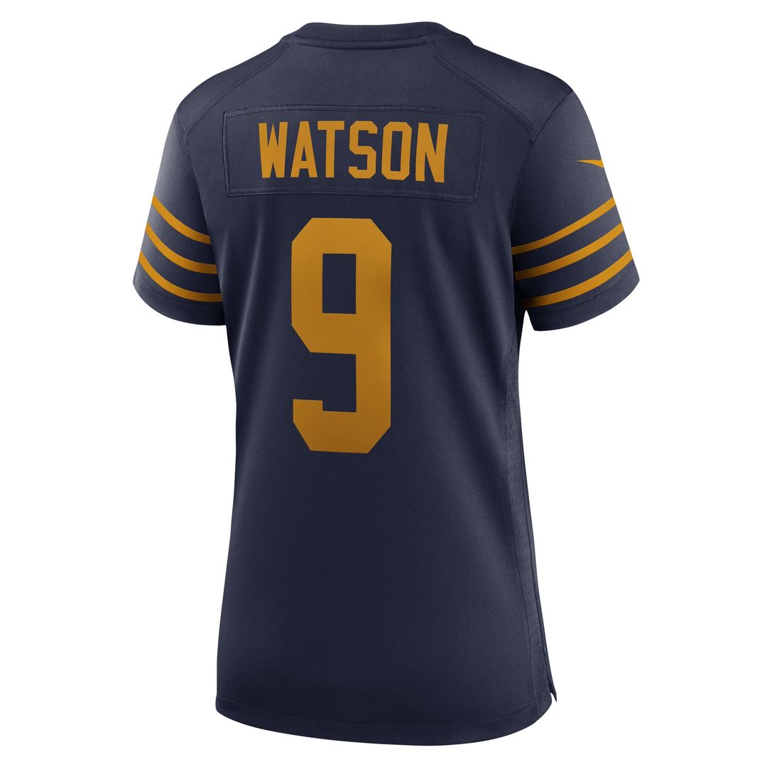Women's Nike Green Bay Packers Christian Watson Navy The 1923 Classic Game NFL Jersey