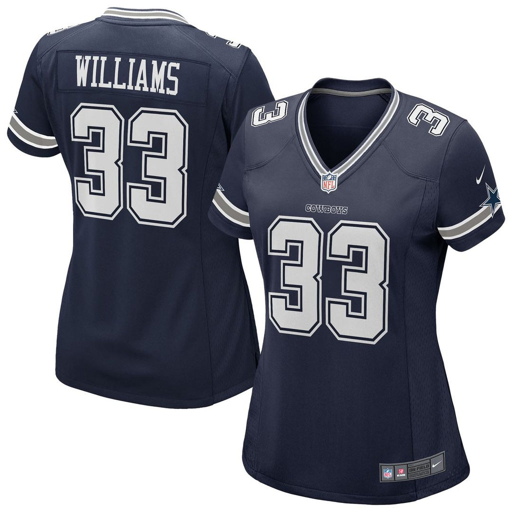 Women's Nike Dallas Cowboys Javonte Williams Navy Team Game NFL Jersey