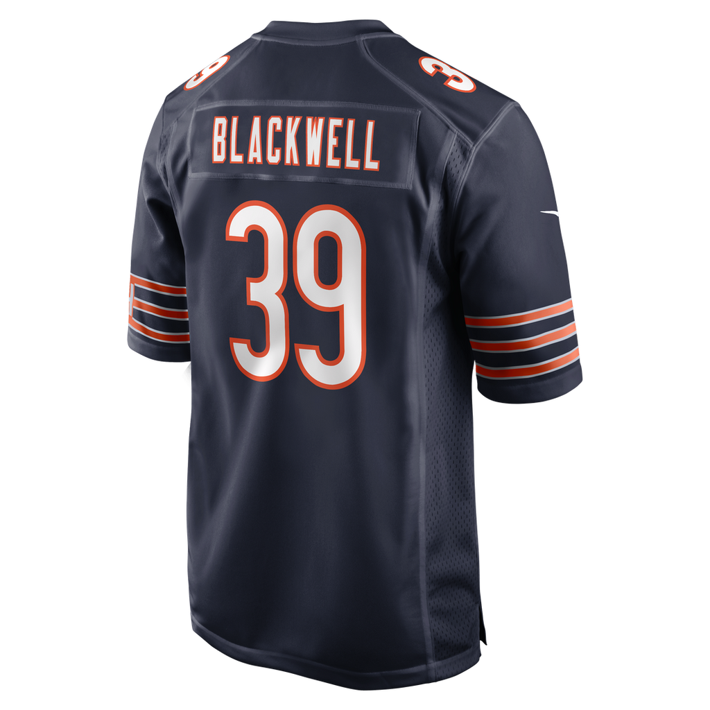 Men's Nike Chicago Bears Josh Blackwell Navy Game Player NFL Jersey