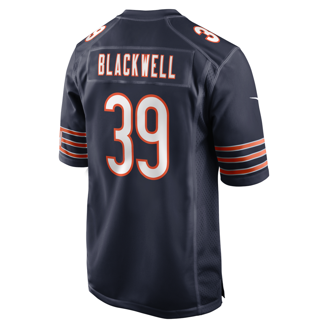 Men's Nike Chicago Bears Josh Blackwell Navy Game Player NFL Jersey