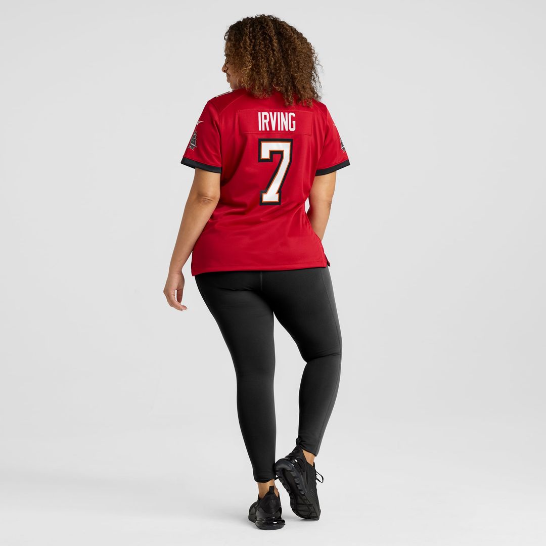 Women's Nike Tampa Bay Buccaneers Bucky Irving Pewter Alternate Game NFL Jersey