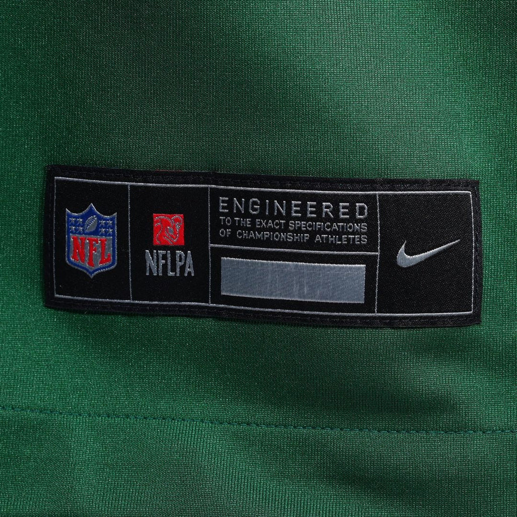 Men's Nike New York Jets Geno Smith Legacy Green Game NFL Jersey