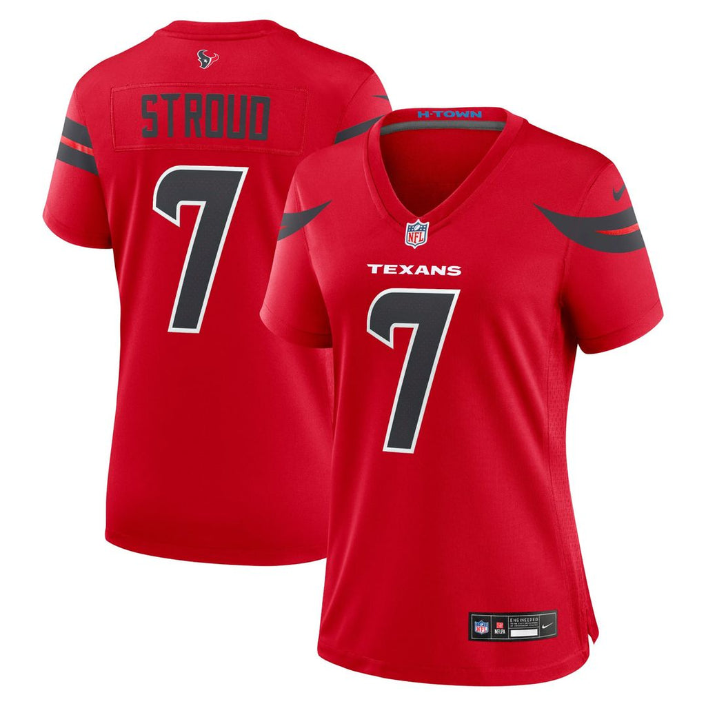 Women's Nike Houston Texans C.J. Stroud Red Alternate Game NFL Jersey