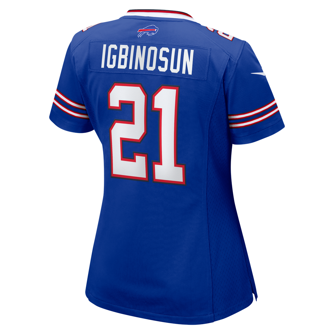 Women's Nike Buffalo Bills Davison Igbinosun Royal Team Game NFL Jersey