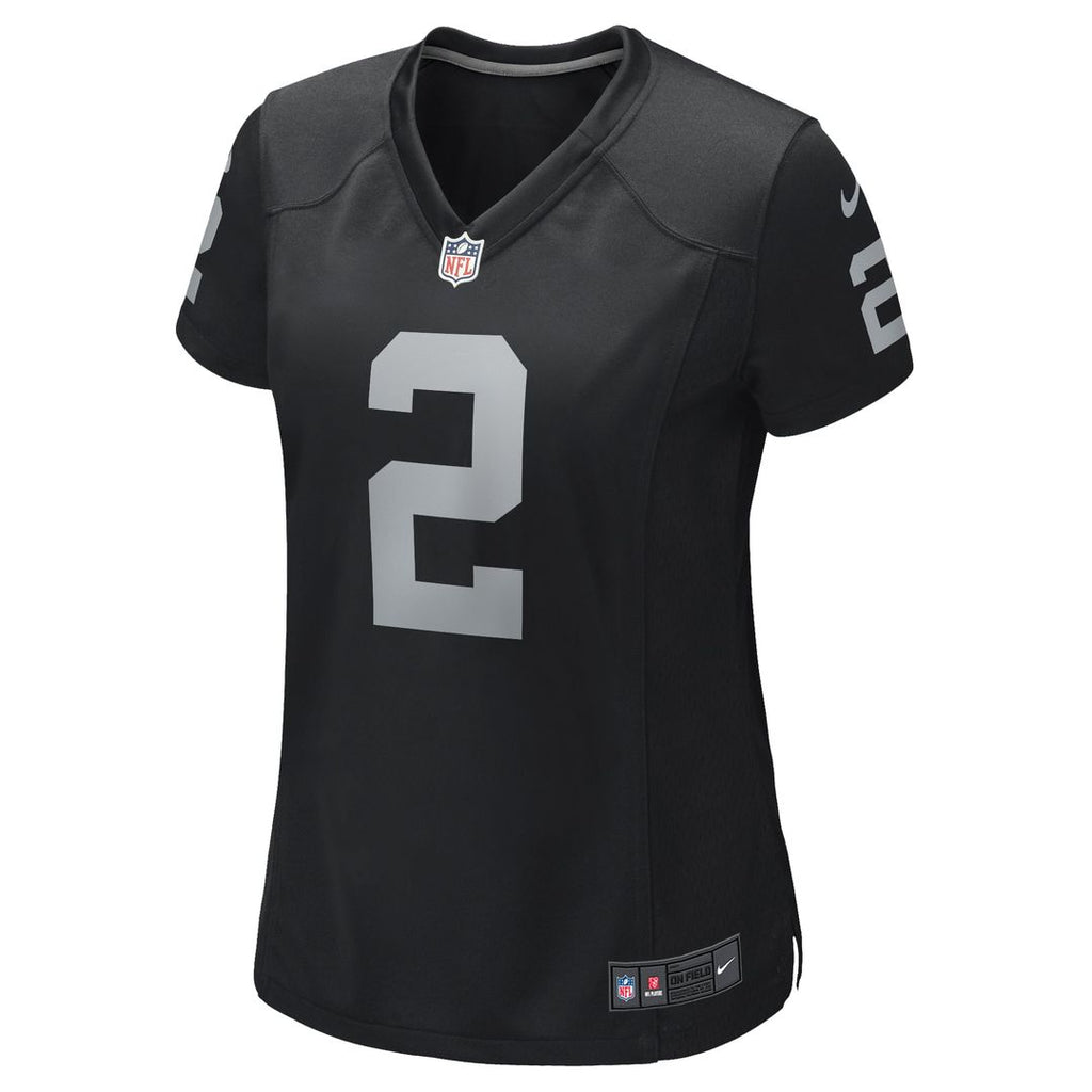 Women's Nike Las Vegas Raiders Daniel Carlson Black Player Game NFL Jersey
