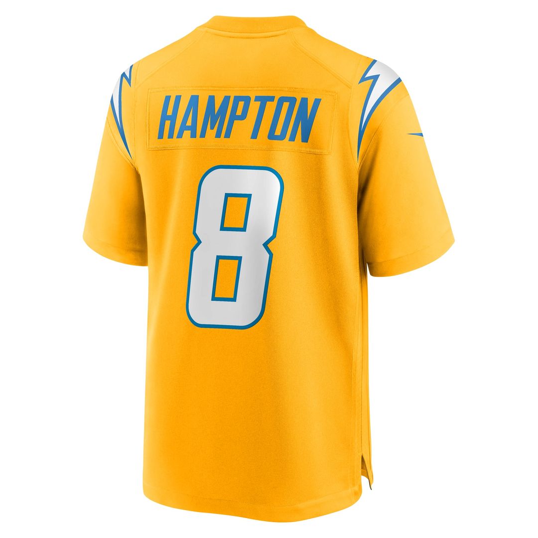 Men's Nike Los Angeles Chargers Omarion Hampton Powder Blue Game Player NFL Jersey