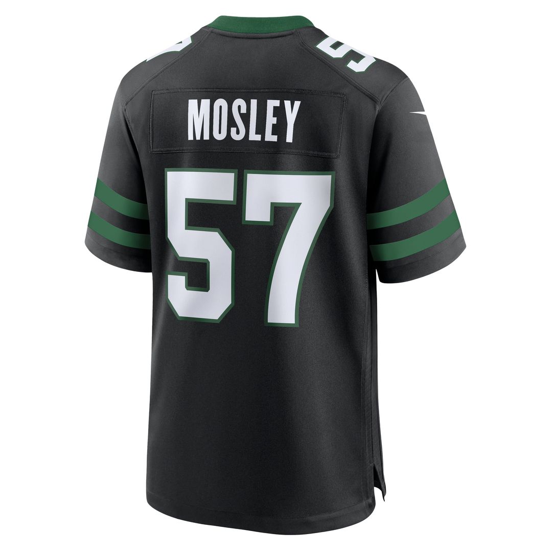 Men's Nike New York Jets C.J. Mosley Legacy White Game NFL Jersey