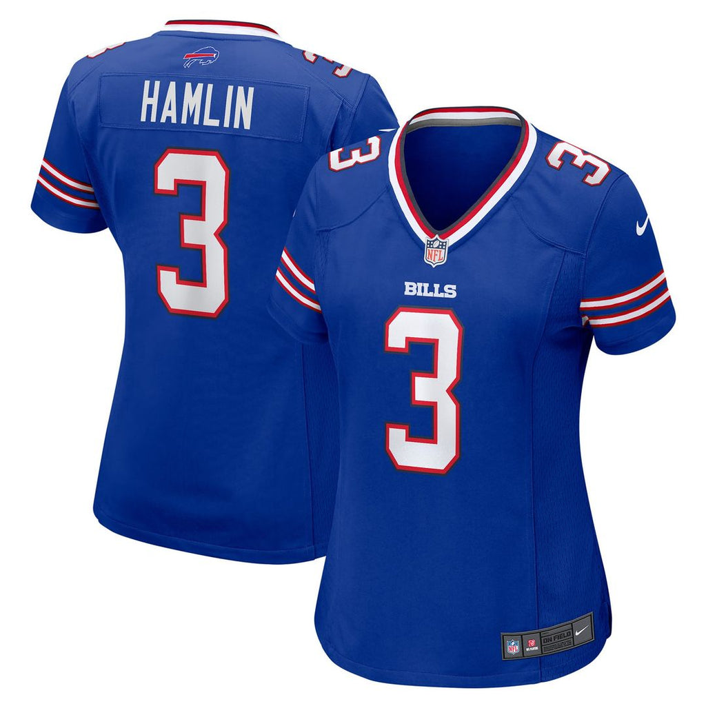 Women's Nike Buffalo Bills Damar Hamlin Royal Game NFL Jersey