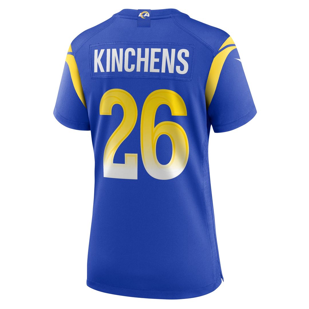 Women's Nike Los Angeles Rams Kamren Kinchens Royal Game NFL Jersey