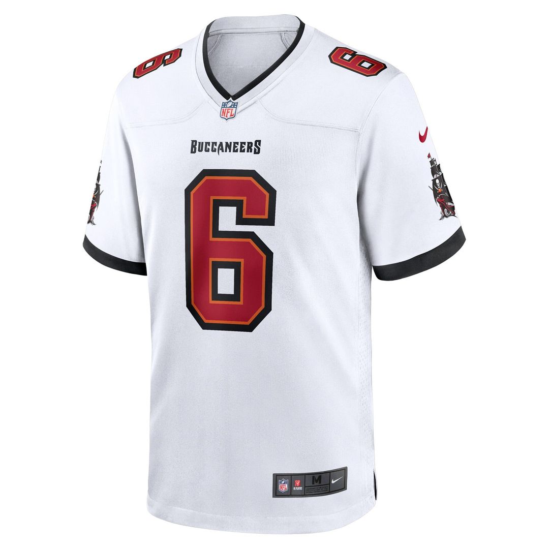 Youth Nike Tampa Bay Buccaneers Baker Mayfield White Game NFL Jersey