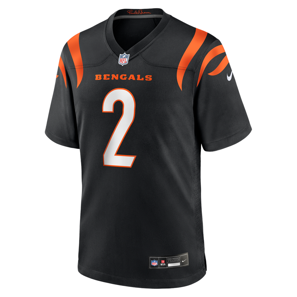Men's Nike Cincinnati Bengals Evan McPherson Black Game NFL Jersey
