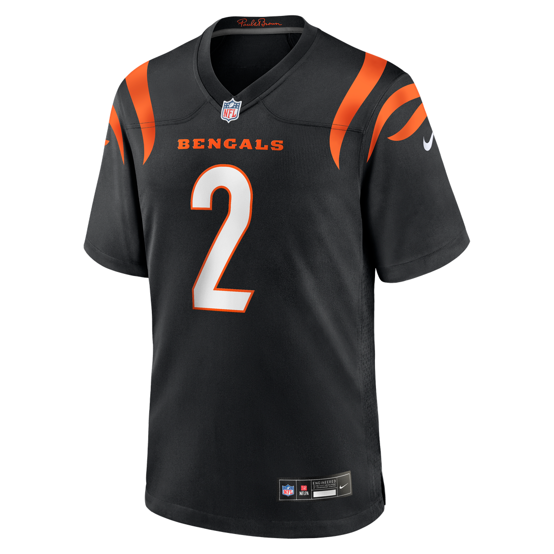 Men's Nike Cincinnati Bengals Evan McPherson Black Game NFL Jersey