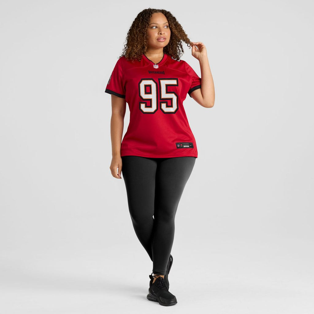Women's Nike Tampa Bay Buccaneers Elijah Roberts Red Team Game NFL Jersey