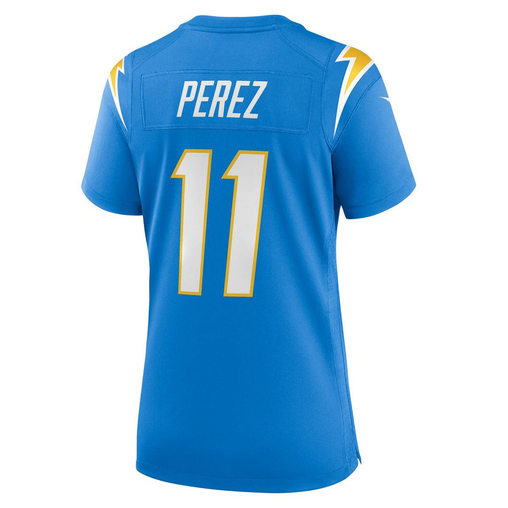 Women's Nike Los Angeles Chargers Luis Perez Powder Blue Team Game NFL Jersey