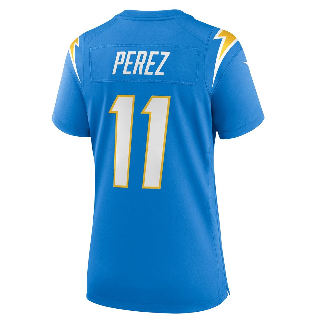Women's Nike Los Angeles Chargers Luis Perez Powder Blue Team Game NFL Jersey