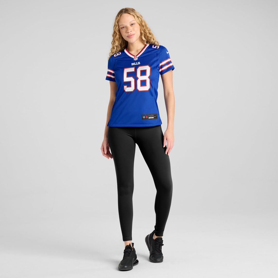 Women's Nike Buffalo Bills Matt Milano Royal Game NFL Jersey