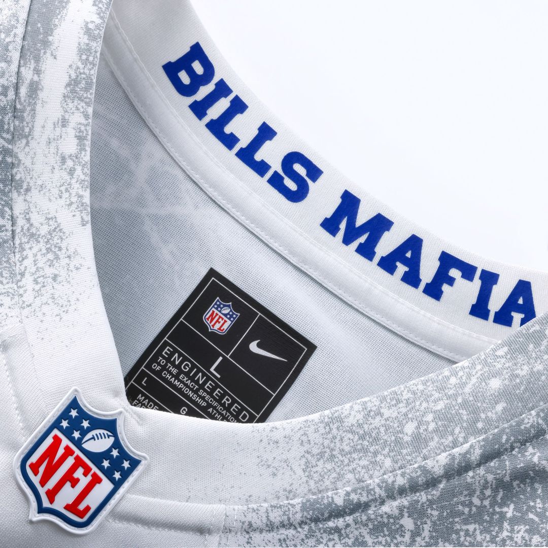 Men's Nike Buffalo Bills Khalil Shakir White 2025 Rivalries Collection Game NFL Jersey