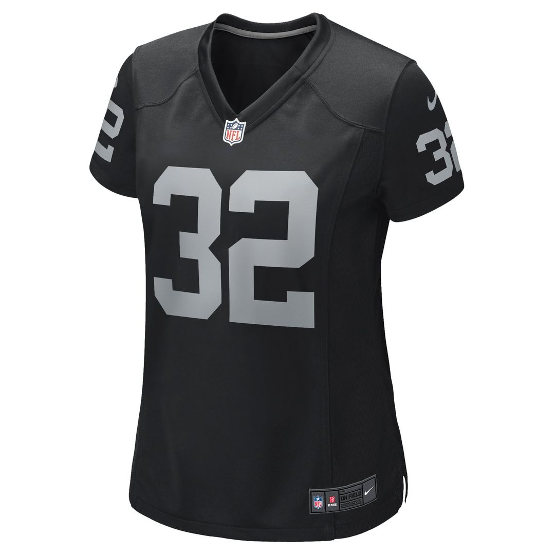 Women's Nike Las Vegas Raiders Marcus Allen Black Game Retired Player NFL Jersey