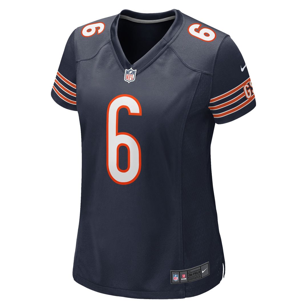 Women's Nike Chicago Bears Kyler Gordon Navy Game Player NFL Jersey