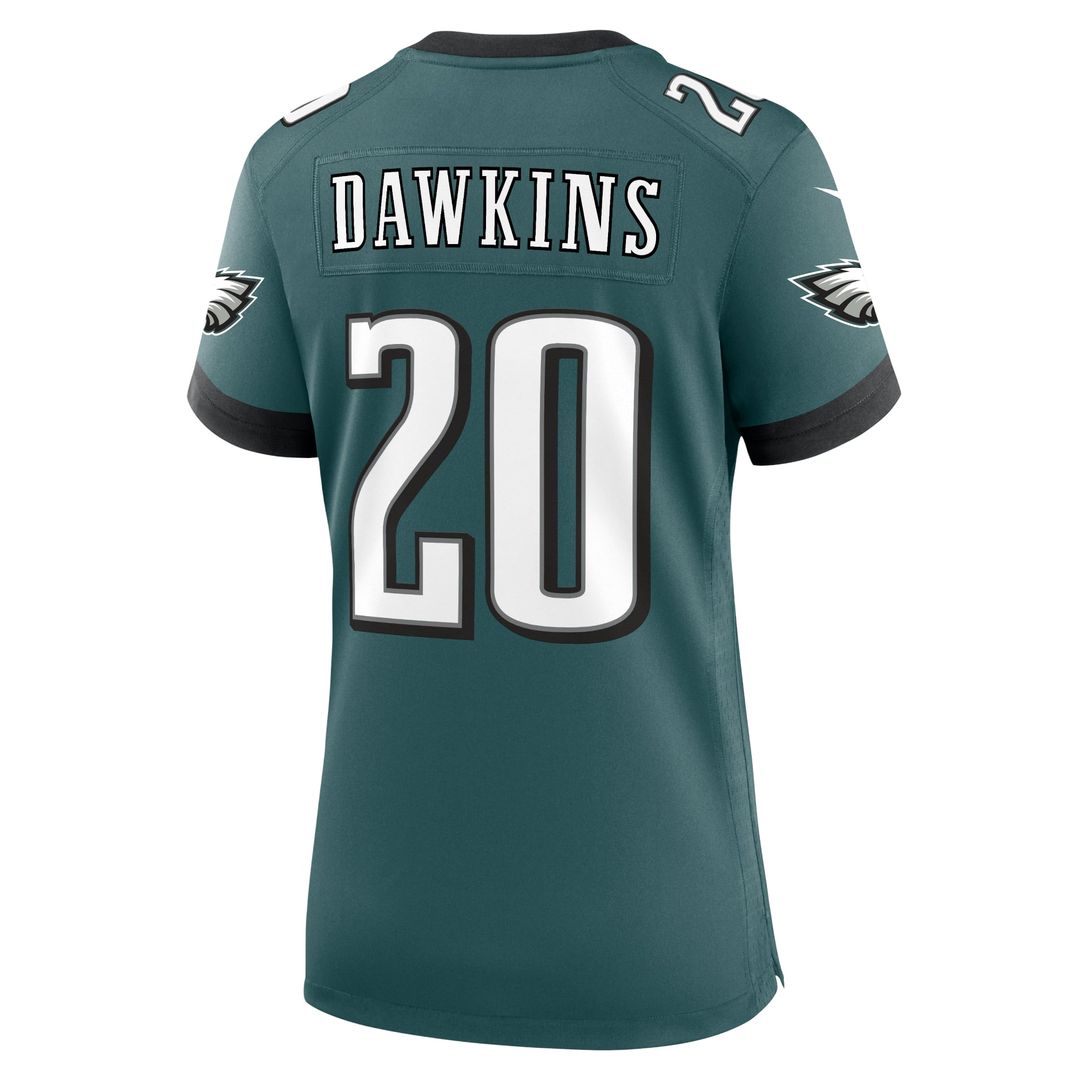 Women's Nike Philadelphia Eagles Brian Dawkins Midnight Green Retired Player Game NFL Jersey
