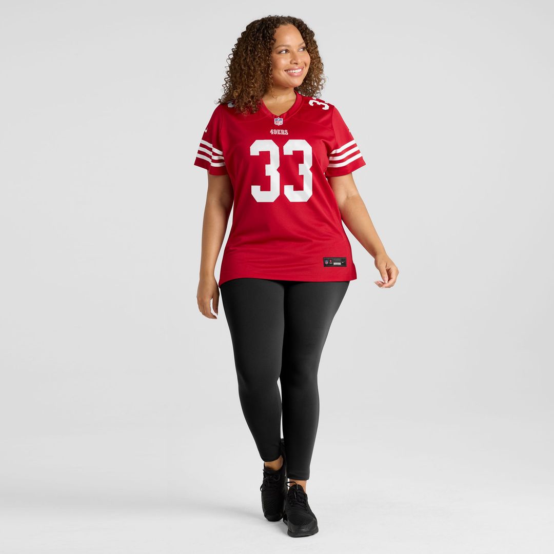 Women's Nike San Francisco 49ers Siran Neal Scarlet Team Game NFL Jersey