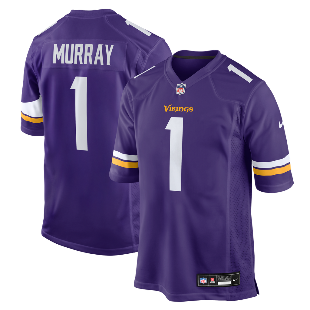 Men's Nike Minnesota Vikings Kyler Murray Purple Game NFL Jersey
