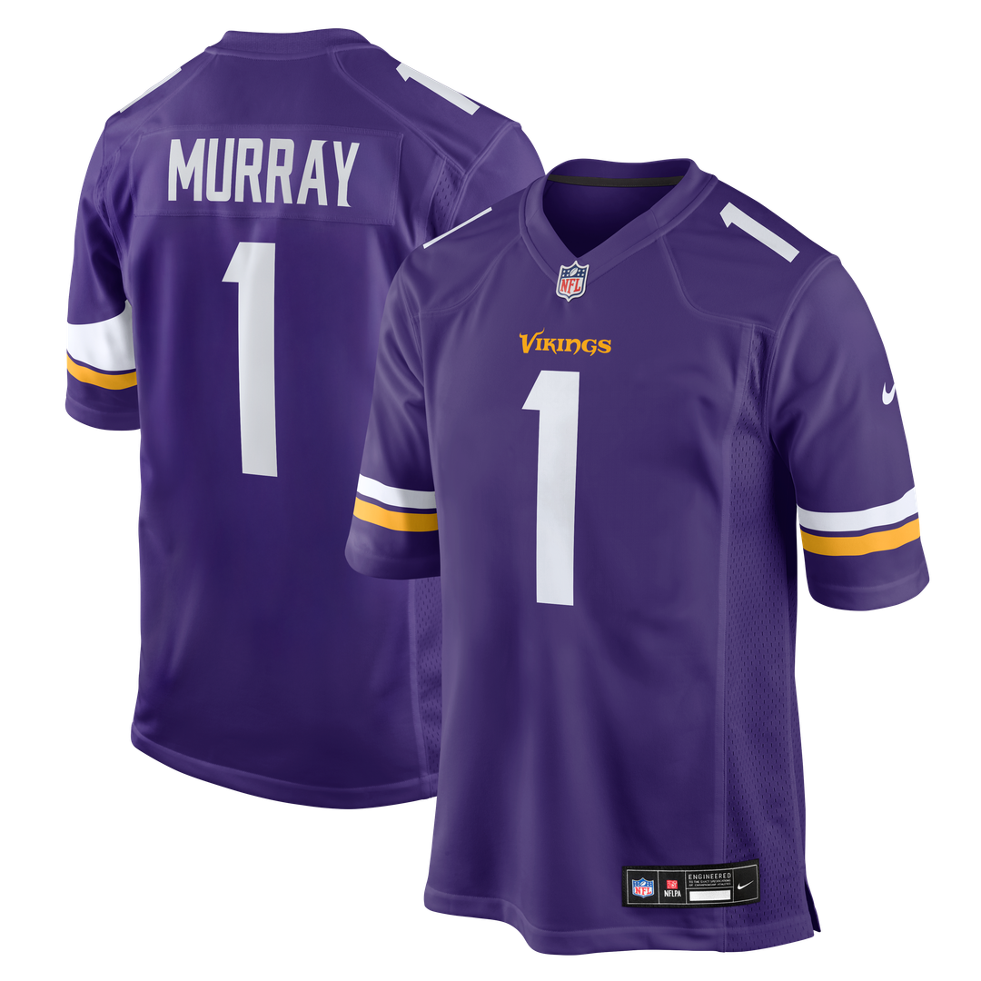 Men's Nike Minnesota Vikings Kyler Murray Purple Game NFL Jersey