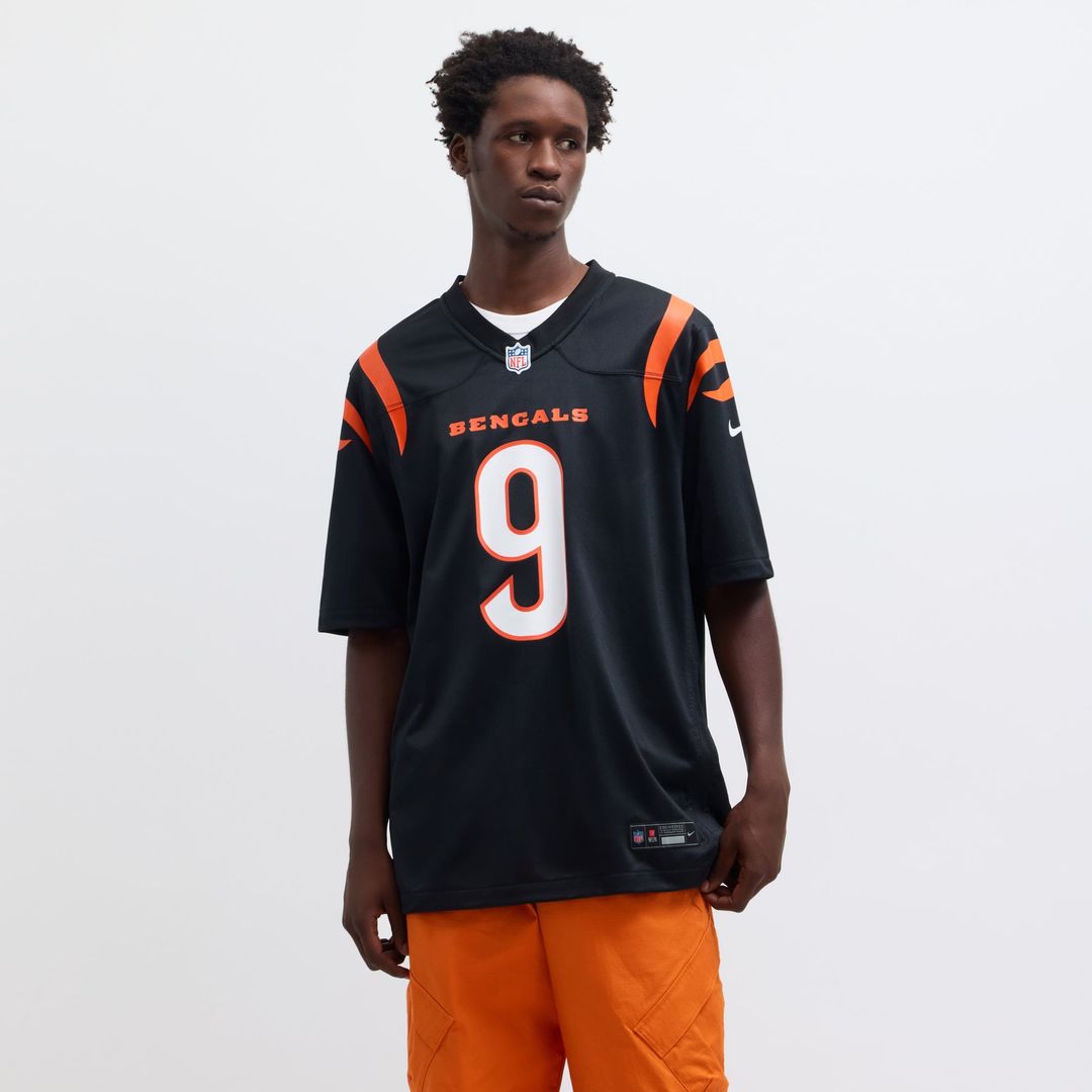 Men's Nike Cincinnati Bengals Joe Burrow Orange Alternate Game NFL Jersey