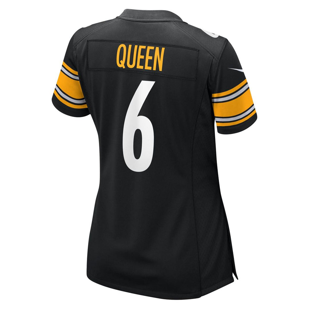 Women's Nike Pittsburgh Steelers Patrick Queen Black Game Player NFL Jersey