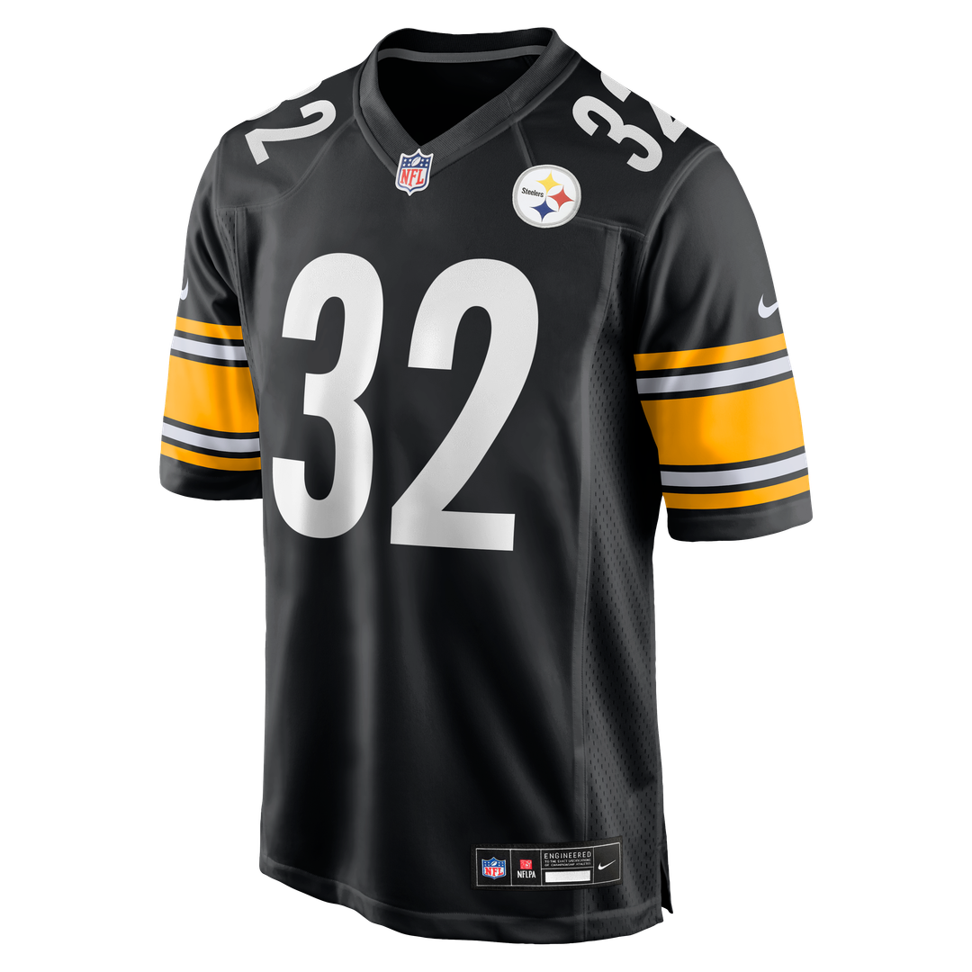 Men's Nike Pittsburgh Steelers Franco Harris Black Game Retired Player NFL Jersey
