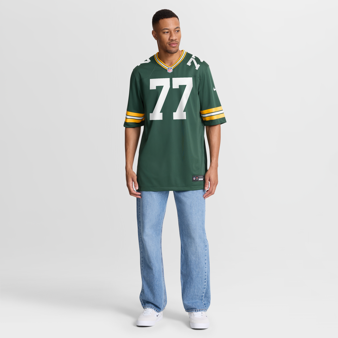 Men's Nike Green Bay Packers Jordan Morgan Green Player Game NFL Jersey