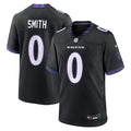Men's Nike Baltimore Ravens Roquan Smith Black Alternate Game NFL Jersey