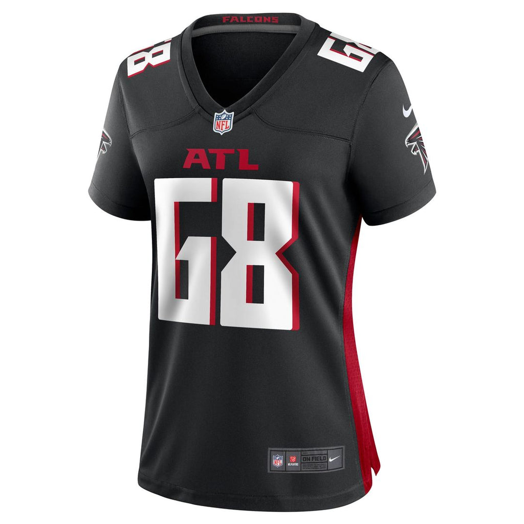 Women's Nike Atlanta Falcons Josh Andrews Black Game Player NFL Jersey