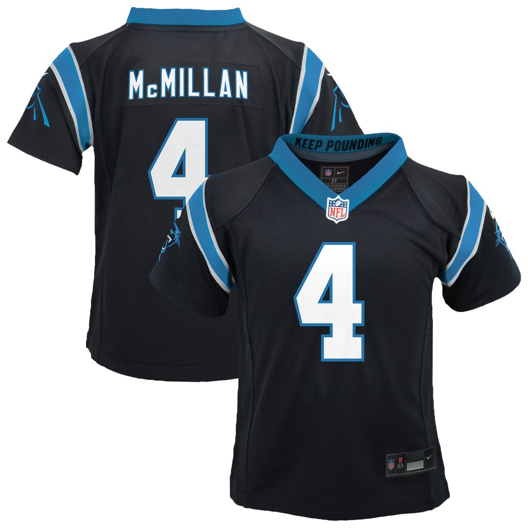 Toddler Nike Carolina Panthers Tetairoa McMillan Black Game NFL Jersey