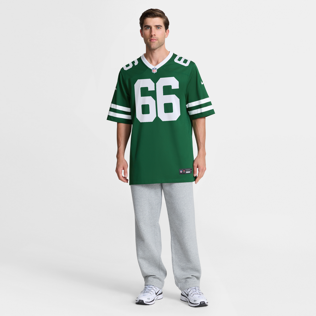 Men's Nike New York Jets Joe Tippmann Legacy Green Team Game NFL Jersey