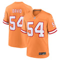 Men's Nike Tampa Bay Buccaneers Lavonte David Orange Throwback Game NFL Jersey