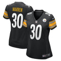 Women's Nike Pittsburgh Steelers Jaylen Warren Black Game Player NFL Jersey