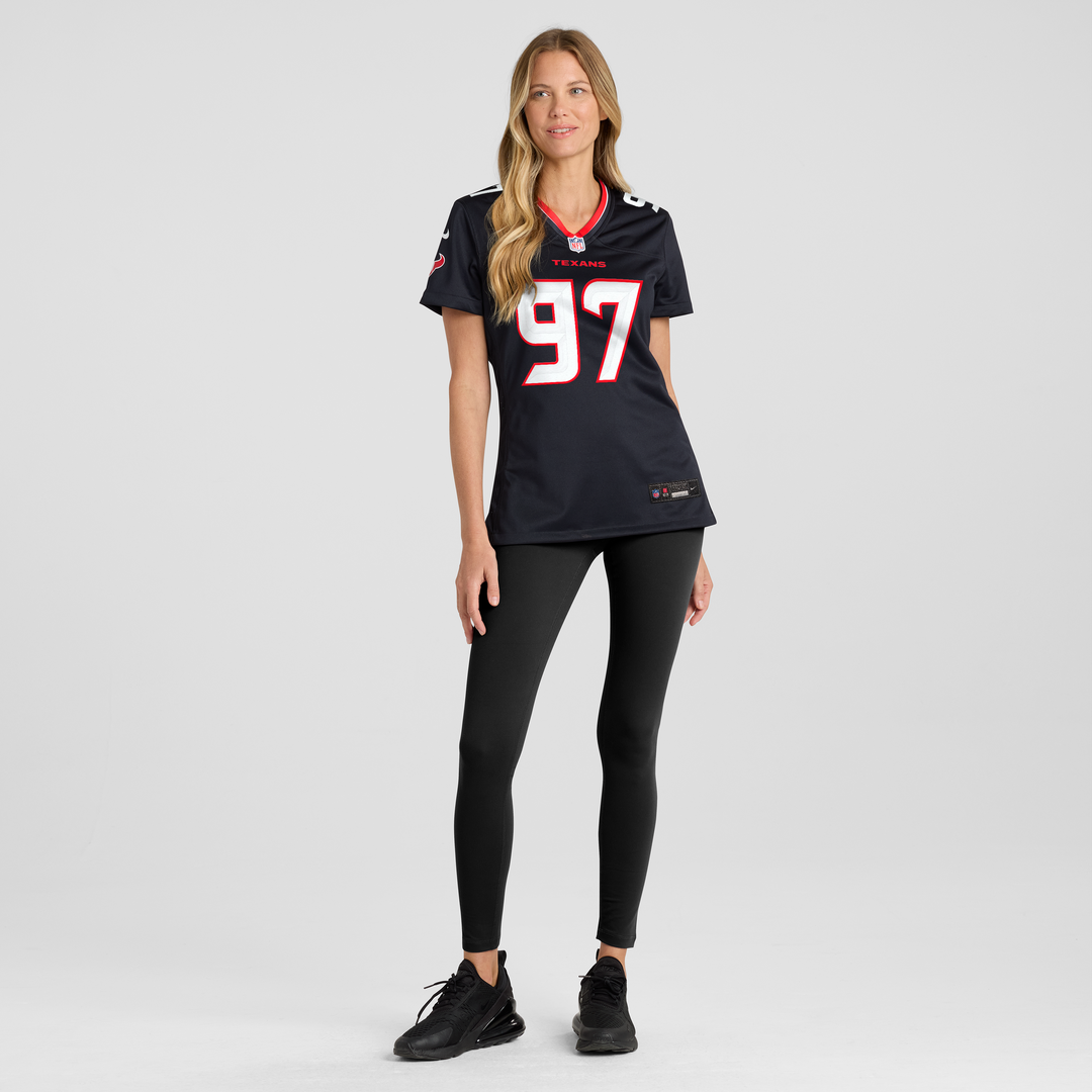 Women's Nike Houston Texans Dominique Robinson Navy Team Game NFL Jersey