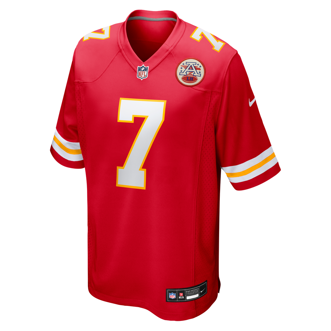 Men's Nike Kansas City Chiefs Harrison Butker Red Game NFL Jersey