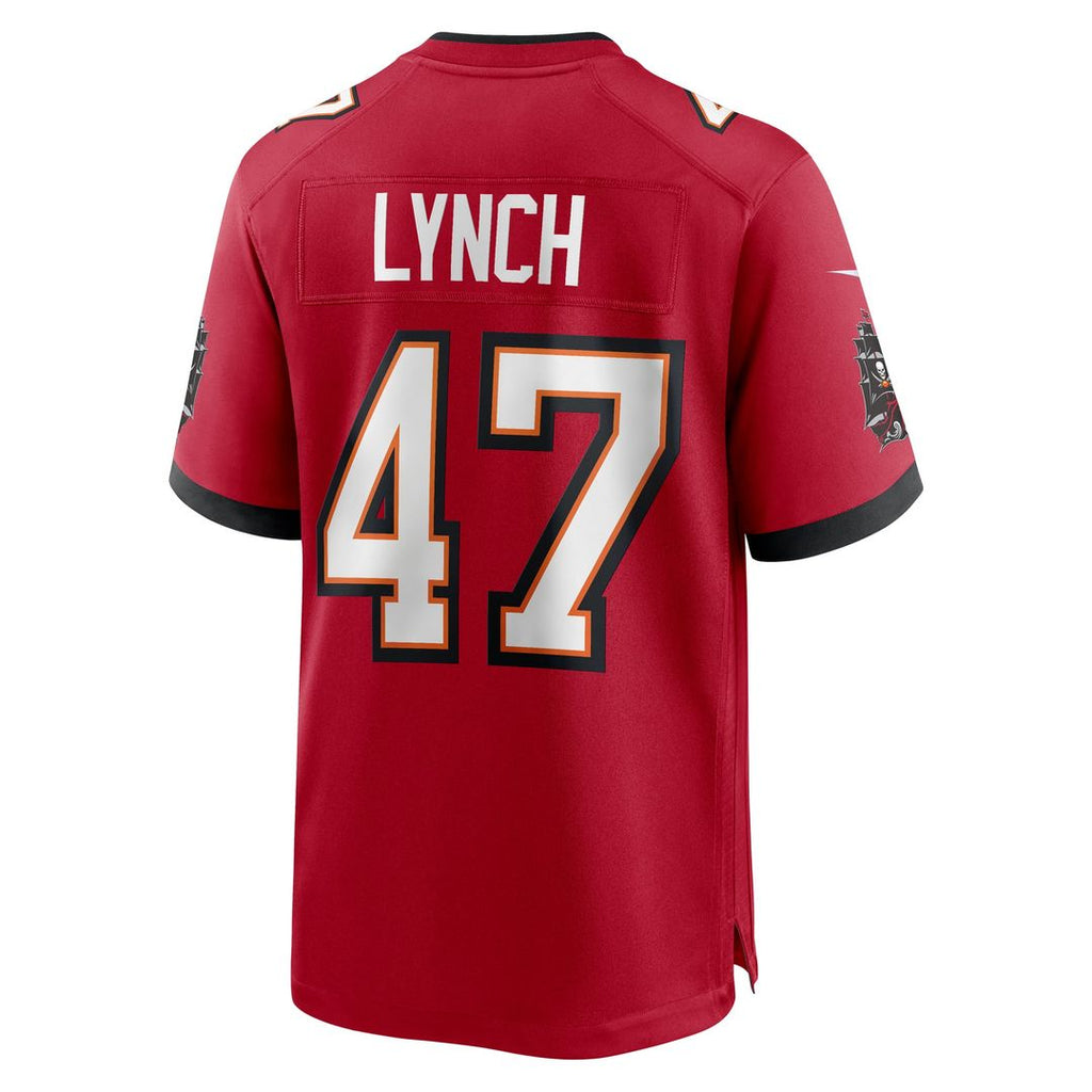 Men's Nike Tampa Bay Buccaneers John Lynch Red Retired Player Game NFL Jersey