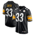 Men's Nike Pittsburgh Steelers Jack Sawyer Black Team Game NFL Jersey