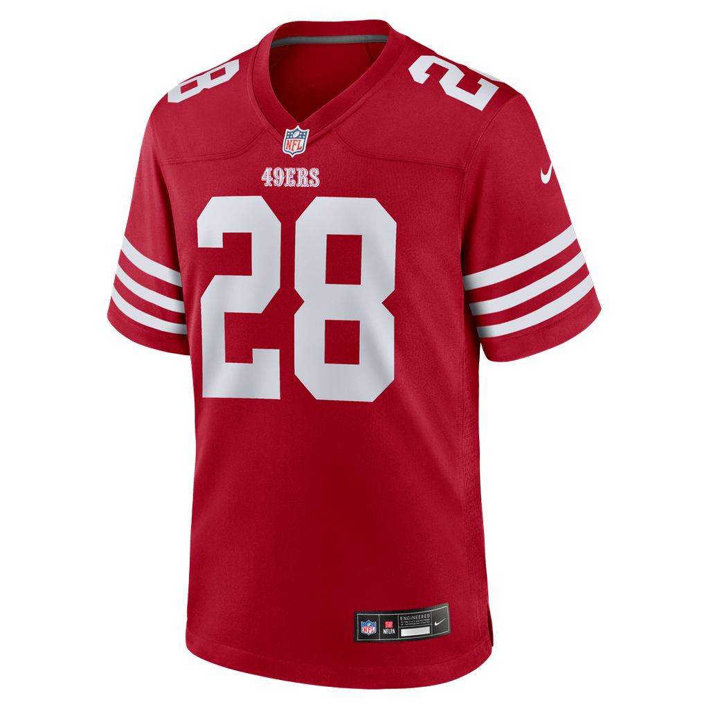 Men's Nike San Francisco 49ers Darrell Luter Jr. Scarlet Game NFL Jersey