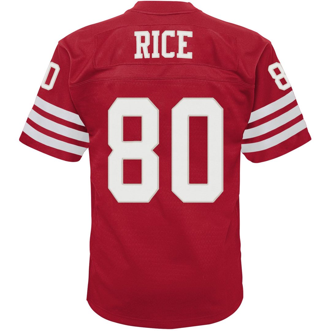 Infant Mitchell & Ness San Francisco 49ers Jerry Rice Scarlet 1990 Retired Legacy NFL Jersey