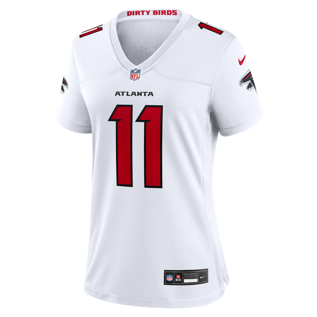 Women's Nike Atlanta Falcons Jalon Walker White Game NFL Jersey