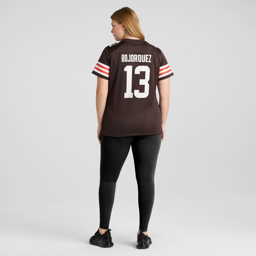 Women's Nike Cleveland Browns Corey Bojorquez Brown Game NFL Jersey