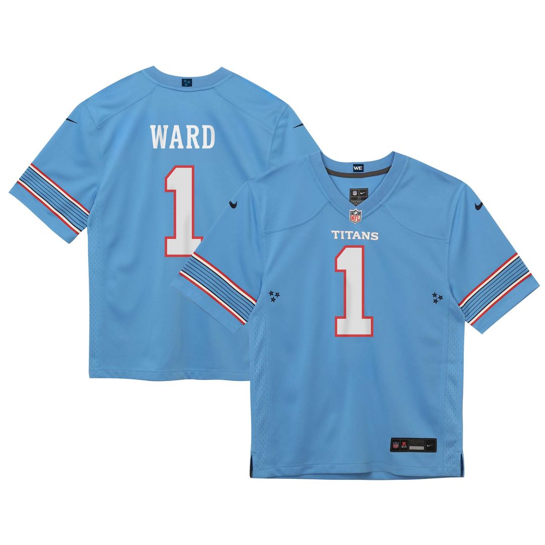 Toddler Nike Tennessee Titans Cameron Ward Light Blue Team Game NFL Jersey