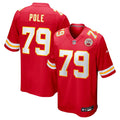 Men's Nike Kansas City Chiefs Esa Pole Red Team Game NFL Jersey