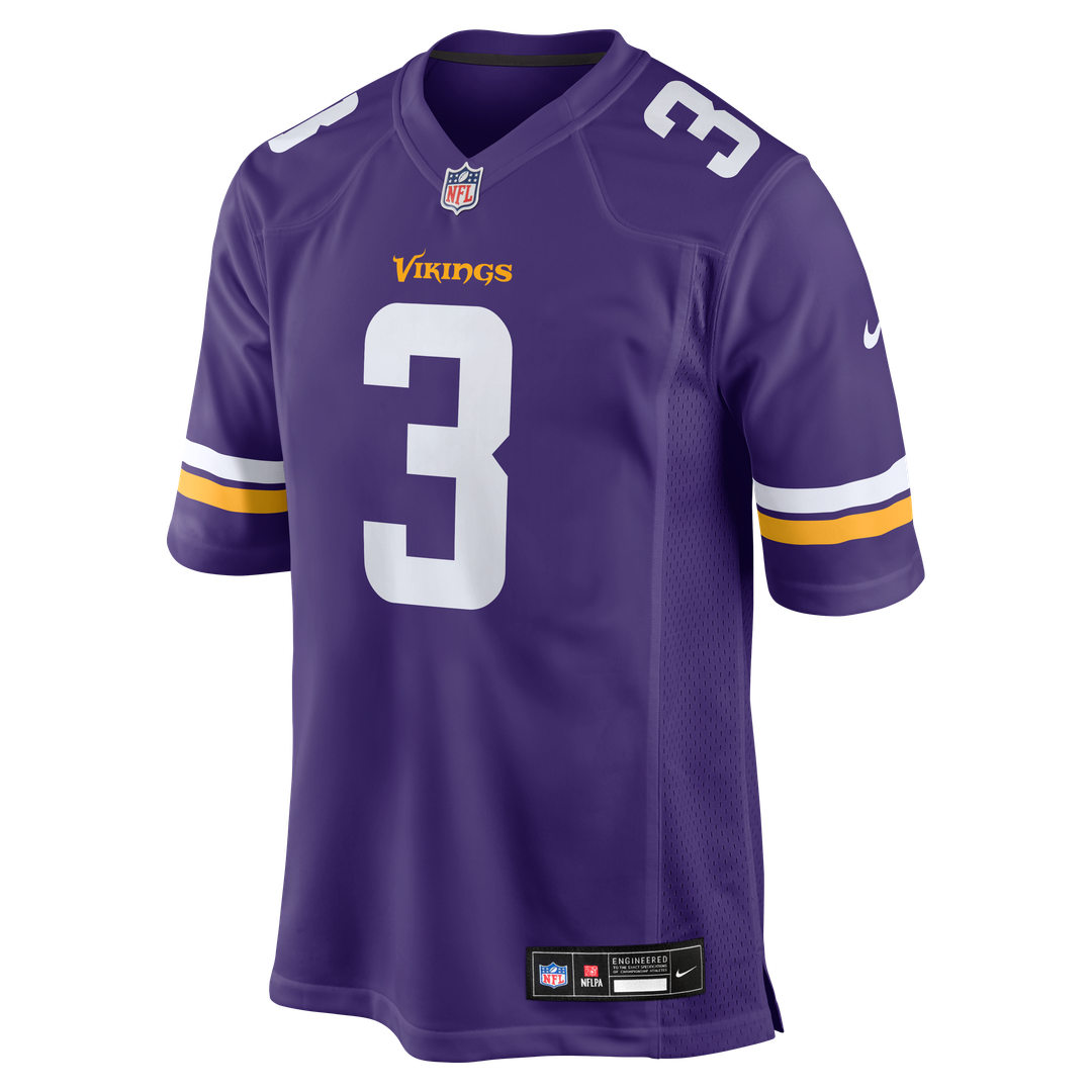 Men's Nike Minnesota Vikings Jordan Addison White Alternate Game Player NFL Jersey
